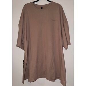 Comfrt Oversized T Shirt Tan Brown 3XL Casual Streetwear NEW